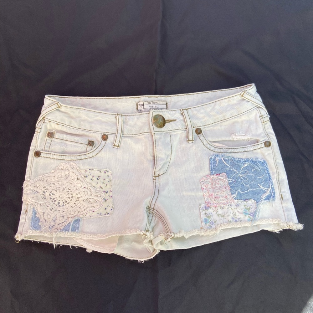 Free People distressed shorts